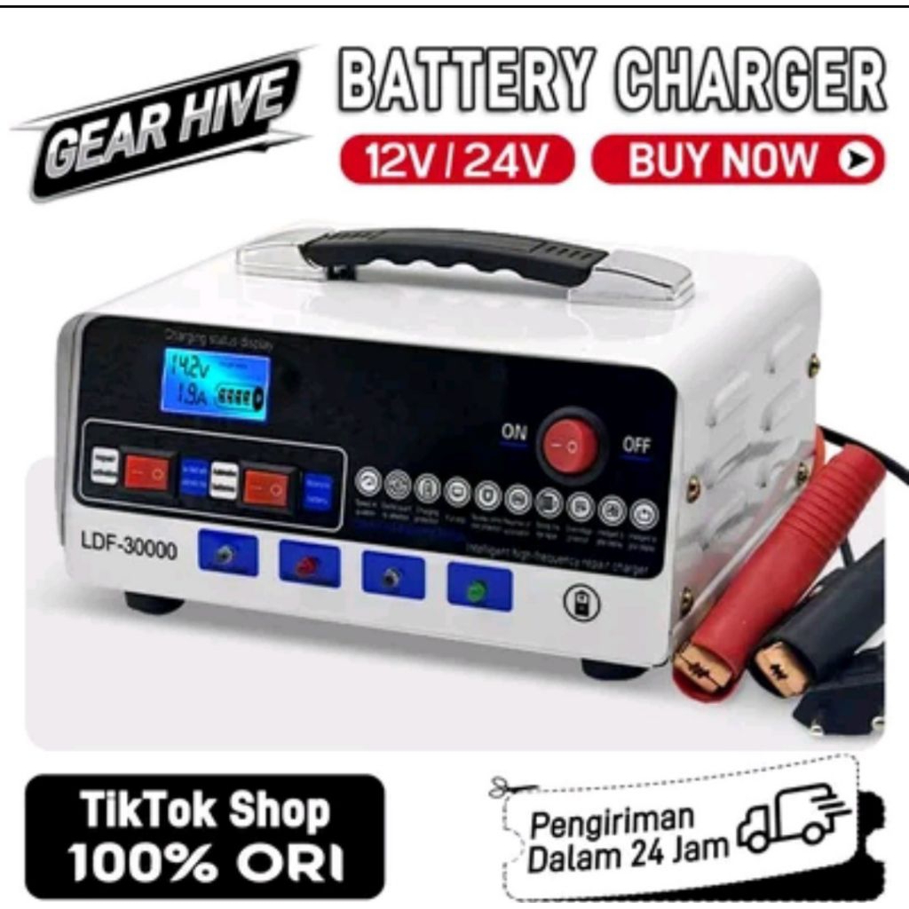 charger aki mobil otomatis