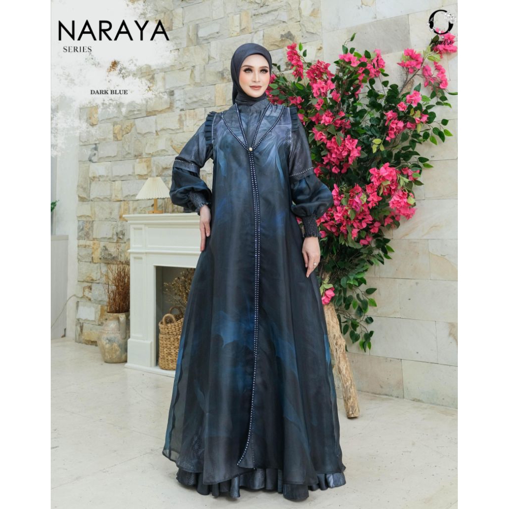 BISA COD (NARAYA SERIES BY OMEIRO SYARI  ORI PREMIUM GAMIS OMEIRO TERBARU