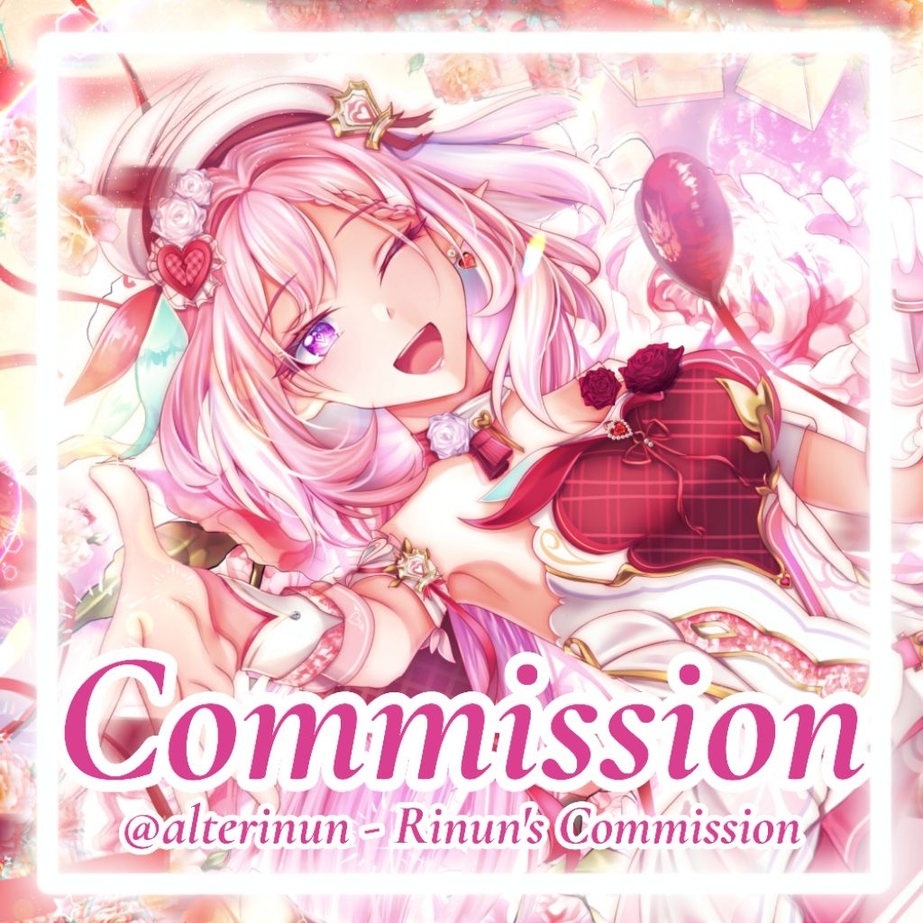 [OPEN] Commission Art Anime Kawaii Style Illustrasi Render