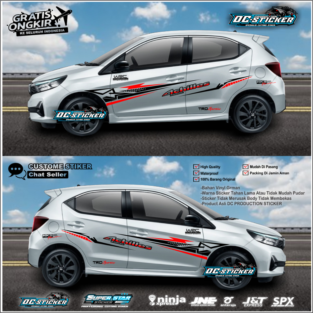 STIKER MOBIL BRIO STIKER CUTTING HONDA BRIO STIKER MOBIL BRIO