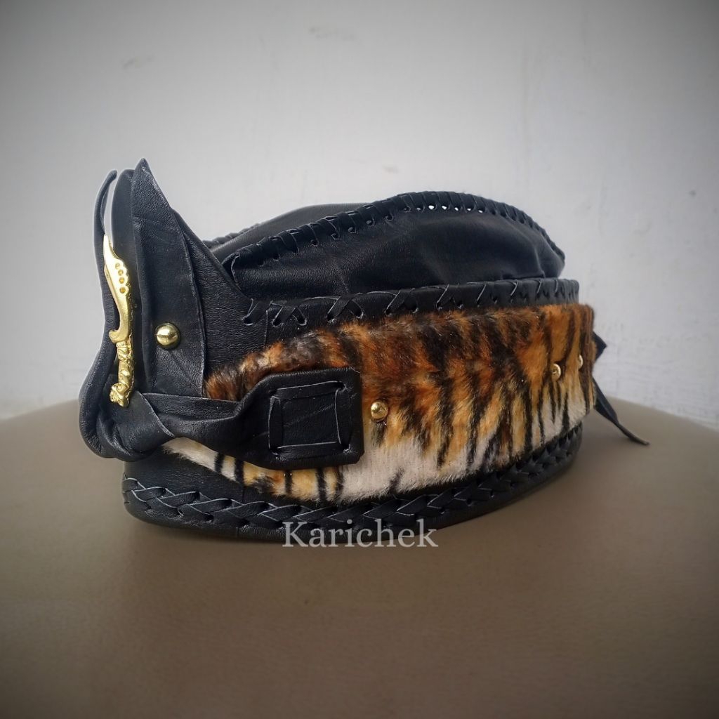 Blangkon Premium Kulit asli,totopong,Udeng Iket sunda praktis