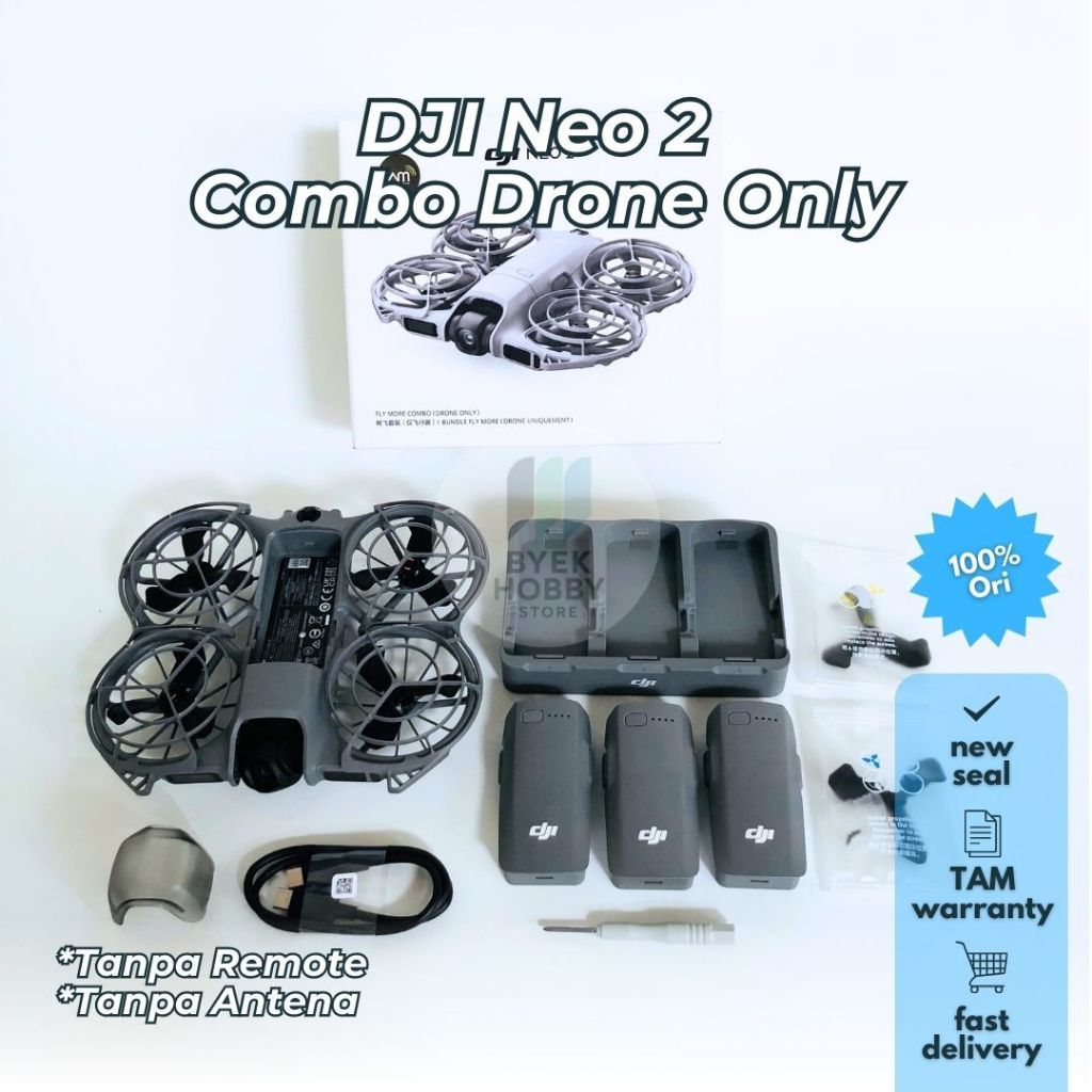 Drone DJI Neo 2 Drone Second Combo Drone Only / Combo Drone Only + Digital Transciever (Follow Me Ca