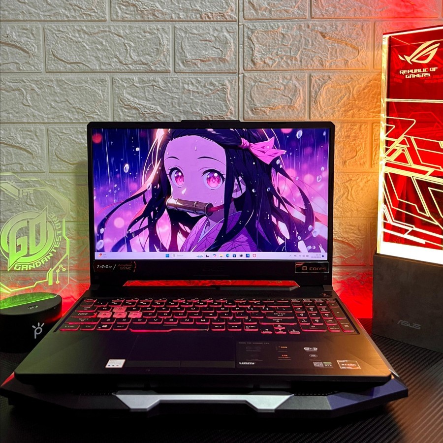 ASUS TUF A15 FX506II RYZEN 7 GTX 1650 Ti 16GB RAM 512GB SSD 144 Hz IPS not f15
