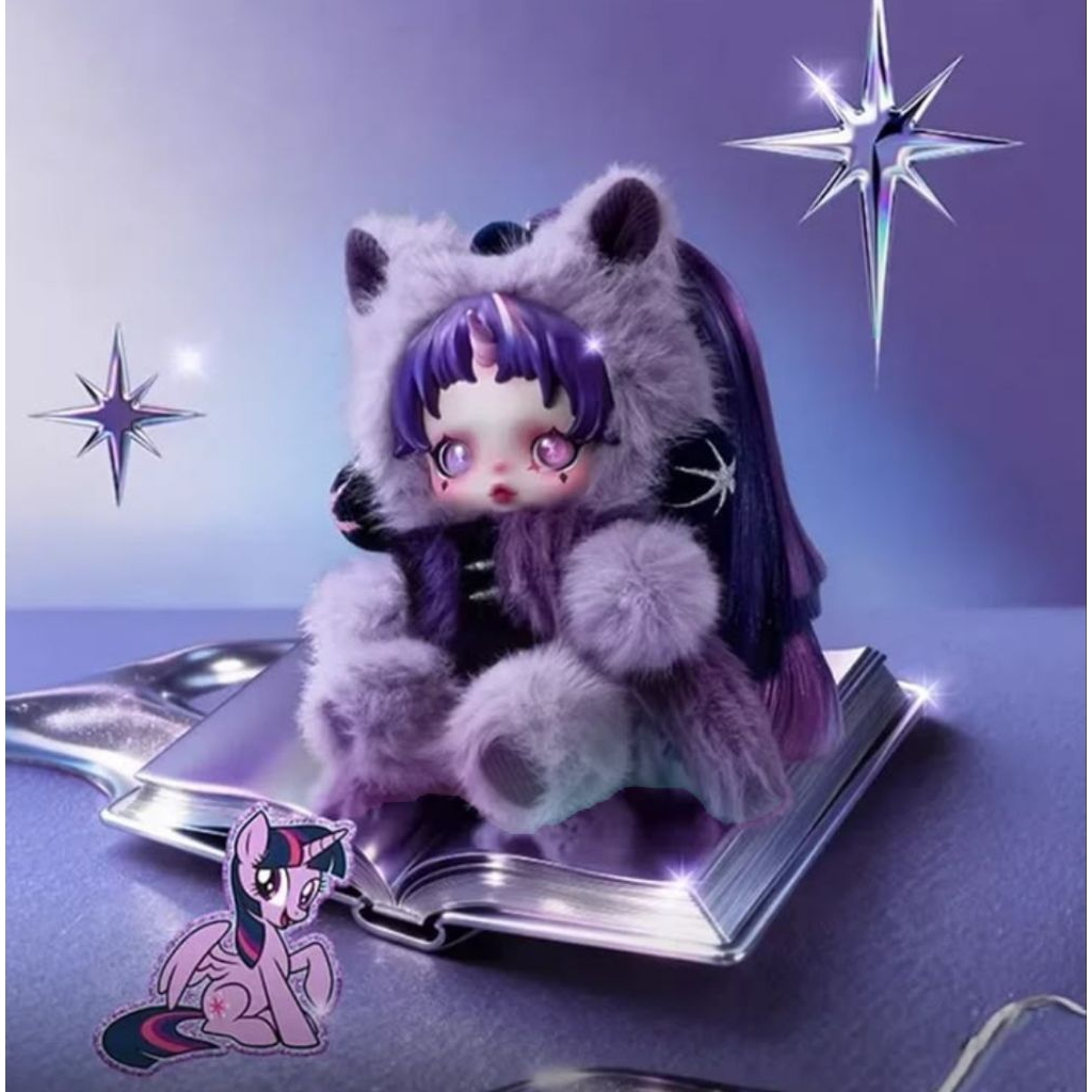 BLINDBOX POPMART Skullpanda × My Little Pony - Twilight Sparkle