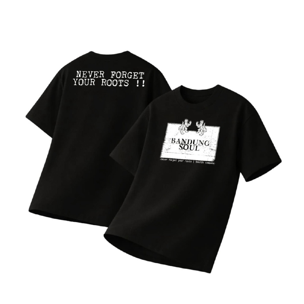 Tshirt Bandung Soul | Black | Beutik Company