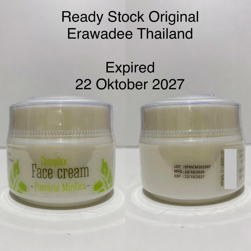 Erawadee Pueraria Mirifica Face Cream Original Thailand