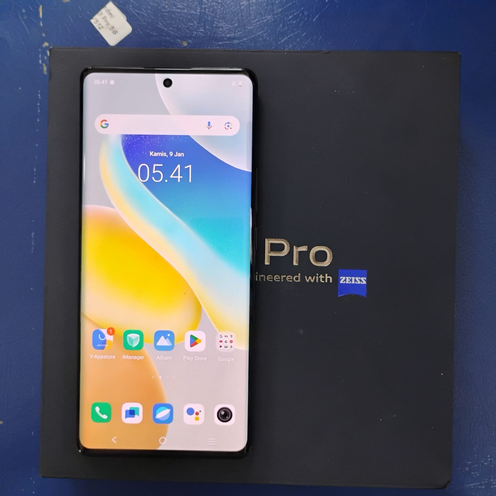 Vivo x80 pro ram 12/256 second fullset original resmi termurah