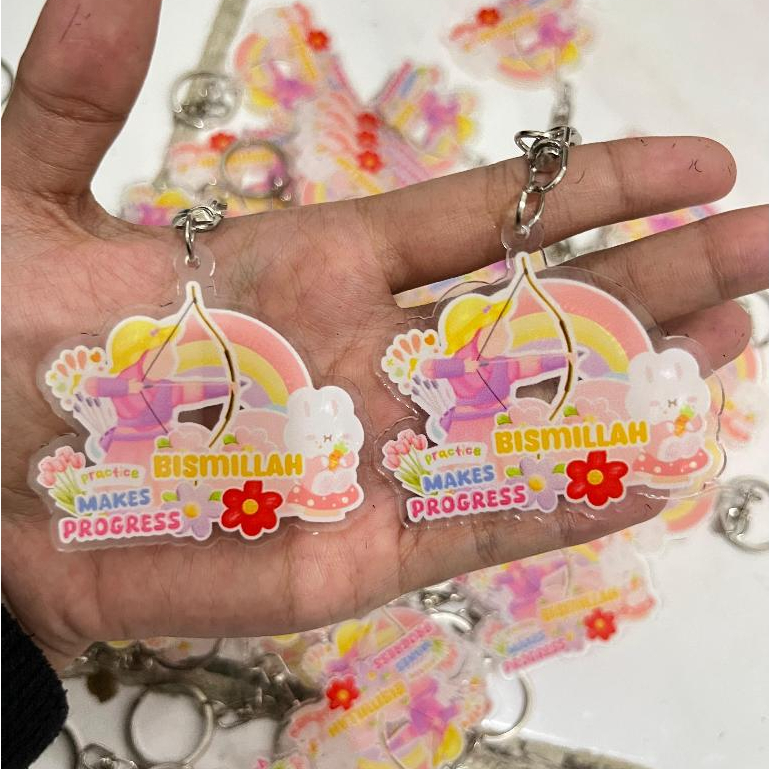 Gantungan Kunci Akrilik Custom Gantungan Kunci SATUAN Ganci Satuan