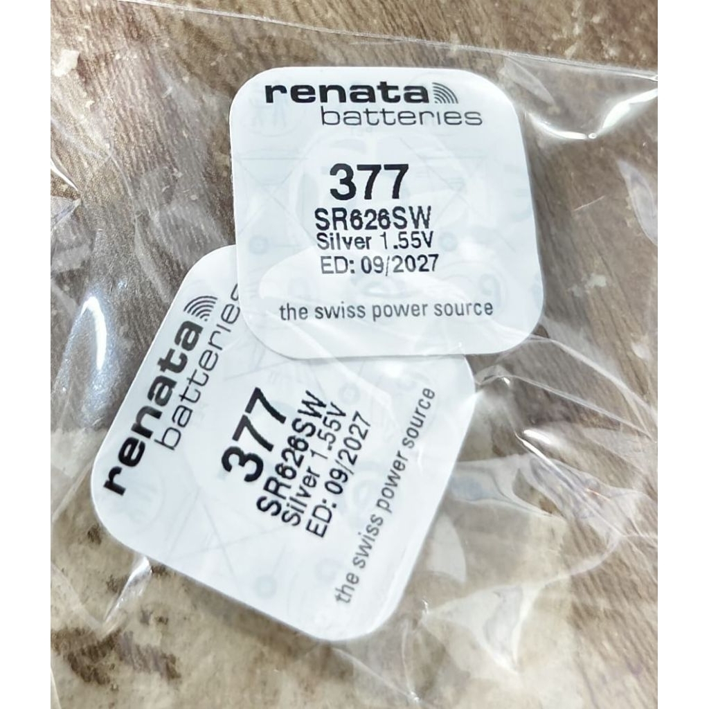Baterai Jam Tangan Renata 377 SR626SW ORi