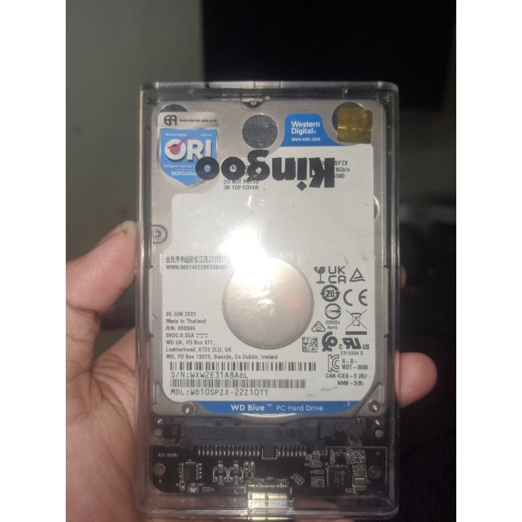 HDD WD BLUE ORI EXTERNAL 1TB