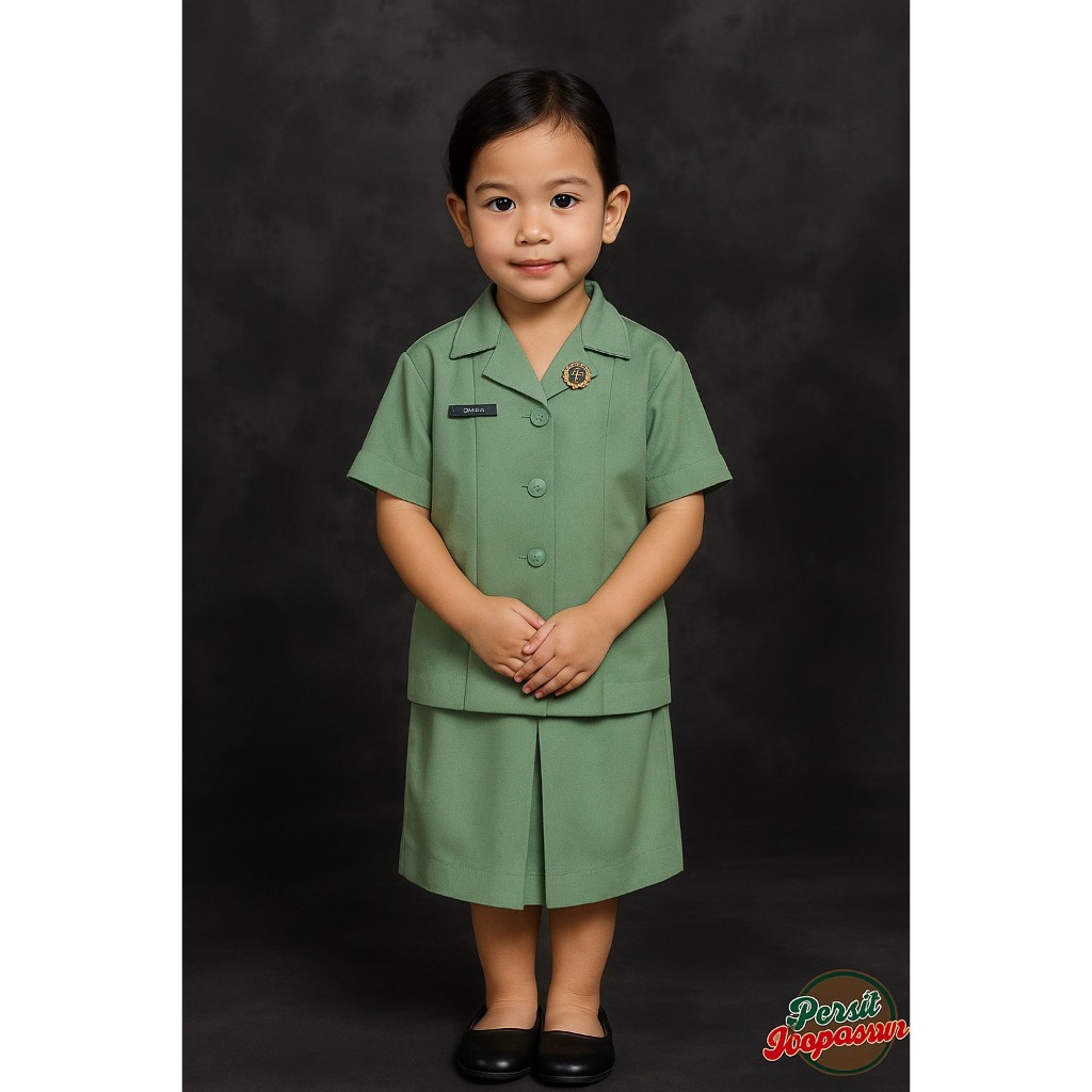 NUSANTARA SRAGAM Baju Anak persit Baju persit anak bahan mirip dengan Persit dewasa seragam persit P