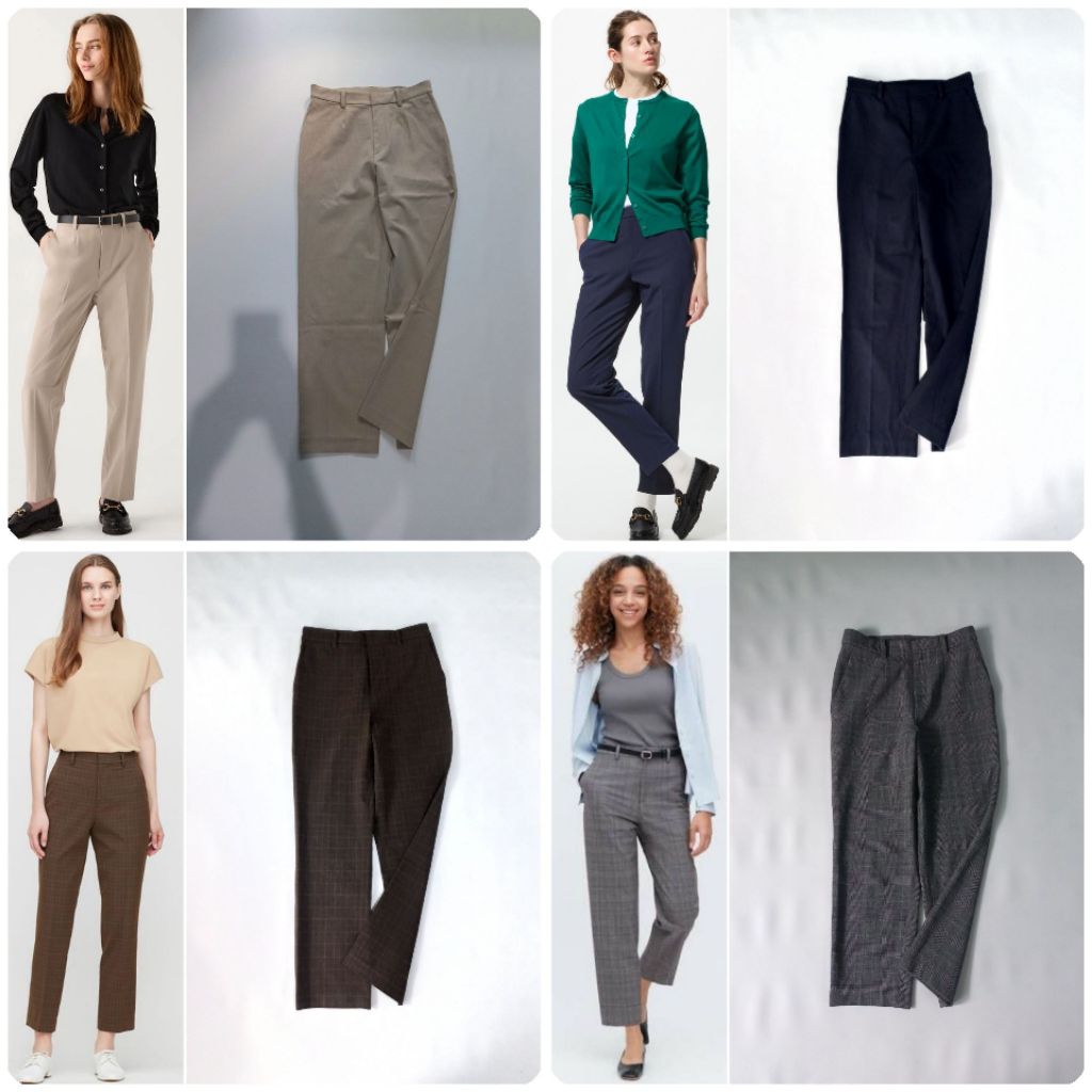 UNIQLO Smart 2Way Stretch Ankle Pants  (S)