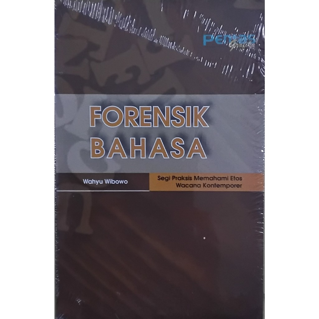 BUKU FORENSIK BAHASA - WAHYU WIBOWO - PENTAS GRAFIKA ORIGINAL tw