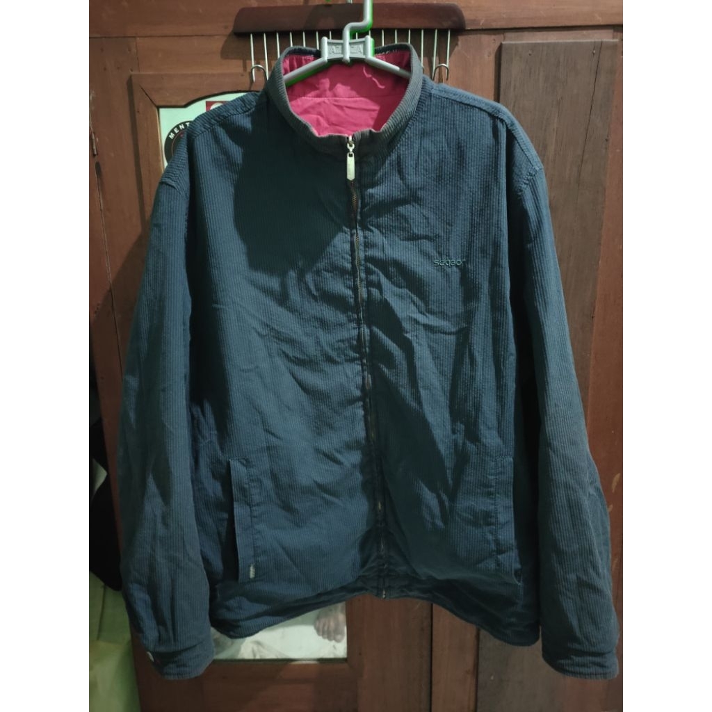 jacket tractop active work bolak-balik corduroi canvas