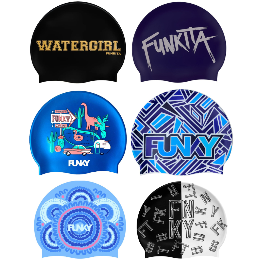 Funky, Funky Trunks & Funkita Sillicone Swimming Cap II