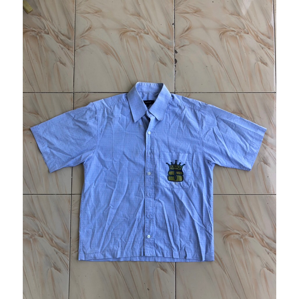 kemeja reworked stussy