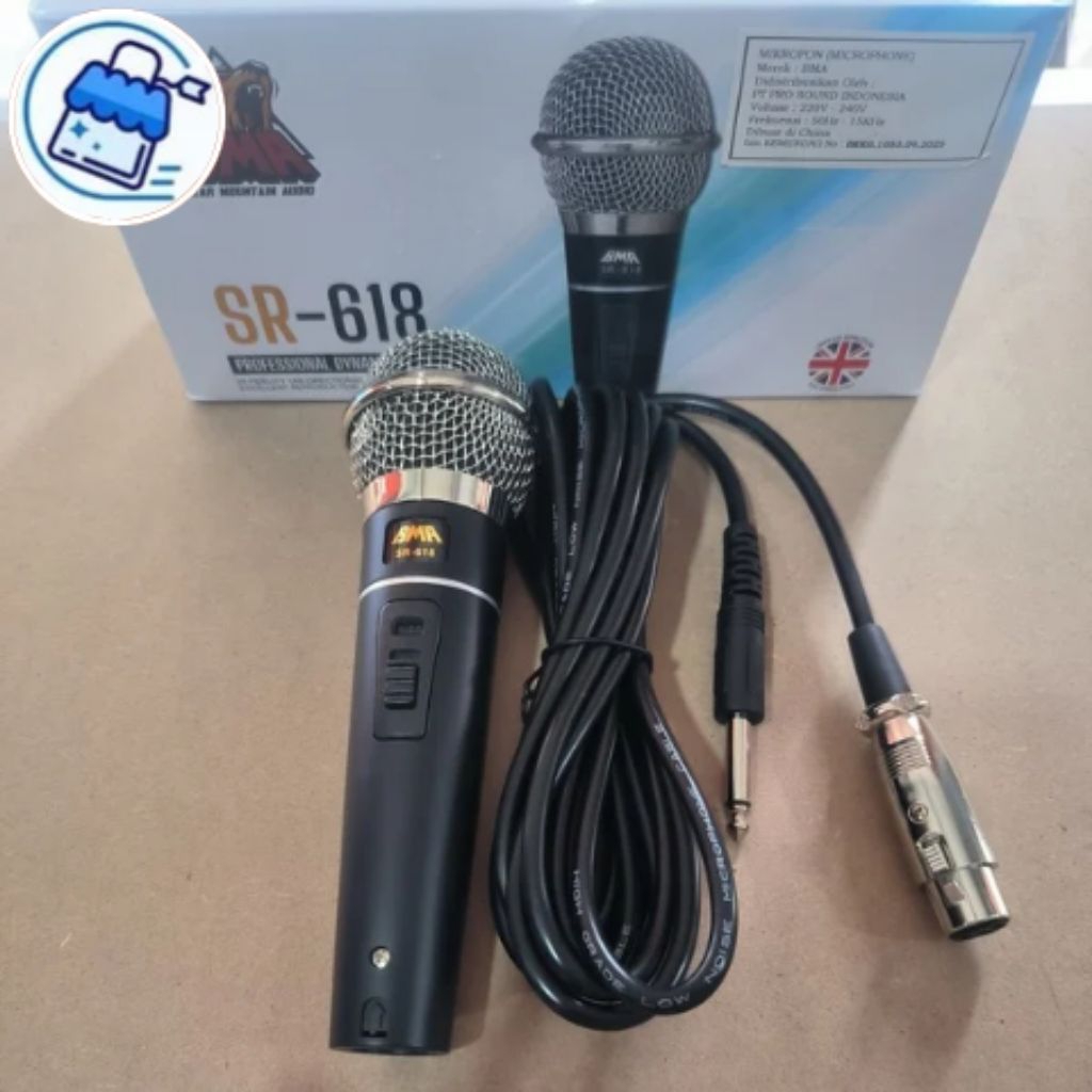 Microphone Mic Kabel BMA SR-618 Original BMA SR 618