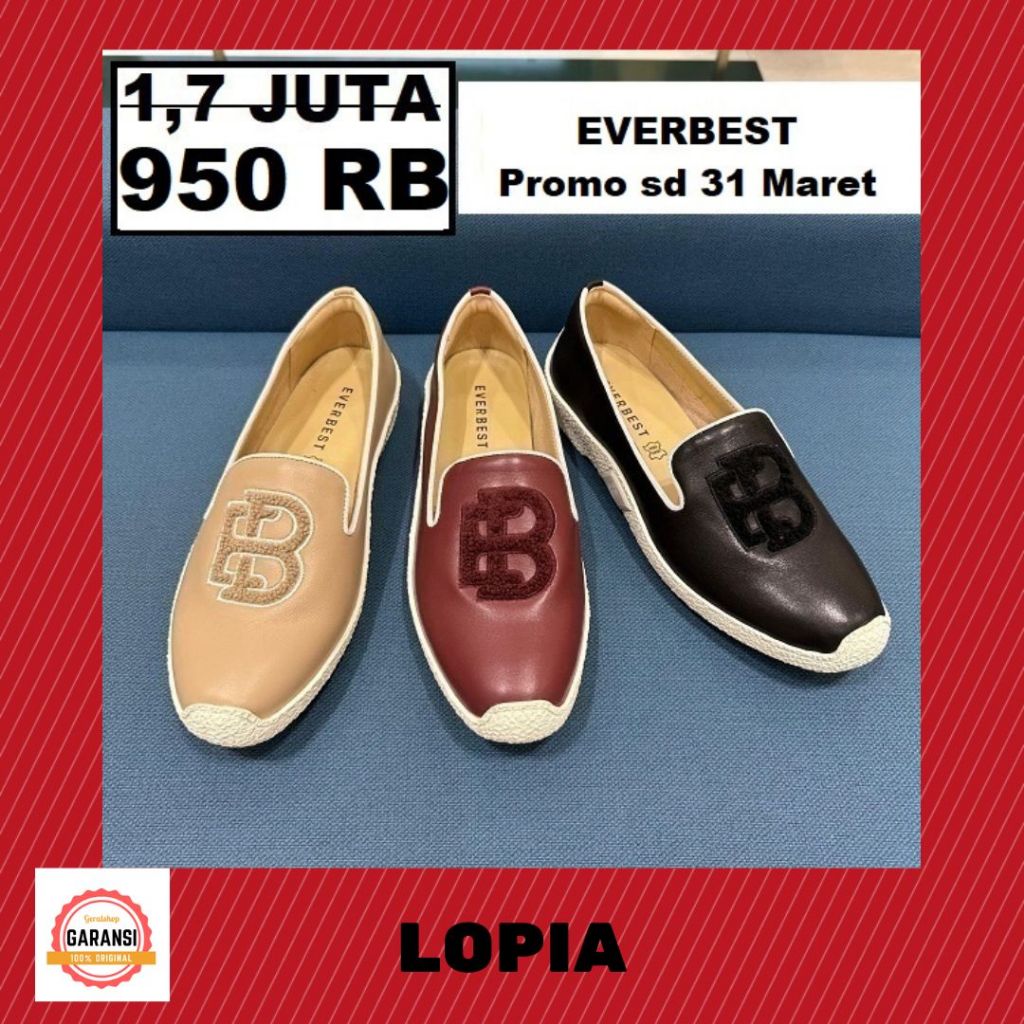 Sepatu flat EVERBEST wanita seri LOPIA 100% original store