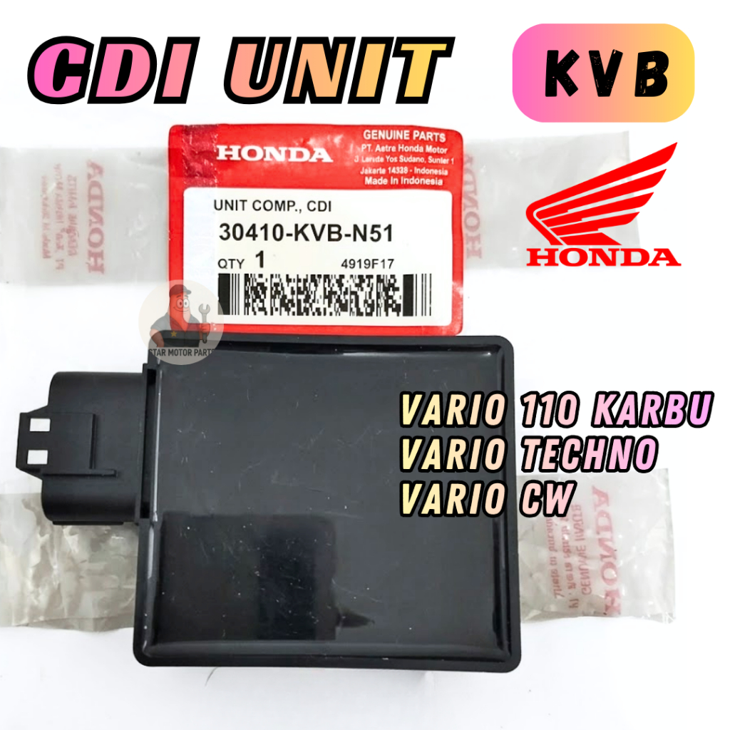 30410-KVB-N51 CDI KVB CDI UNIT KVB ORIGINAL HONDA VARIO 110 KARBU VARIO TECHNO VARIO CW DLL