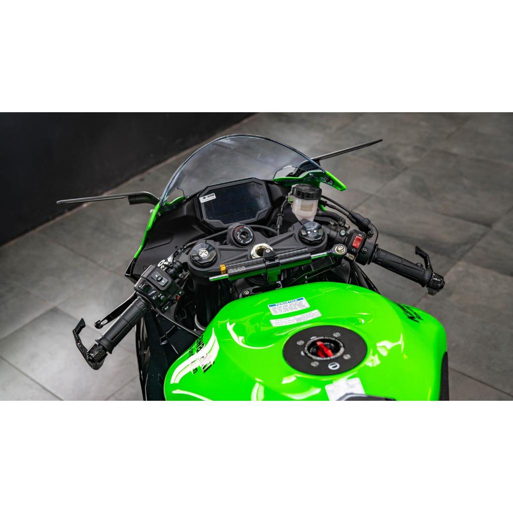 STEERING DAMPER SET OHLINS BLACK KAWASAKIZX6 ZX6R 2024