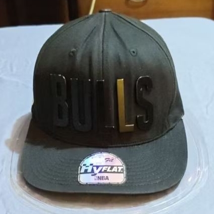 Topi Chicago Bulls Iron logo Hyflat, snapback, OSFM, Official tag Hyflat