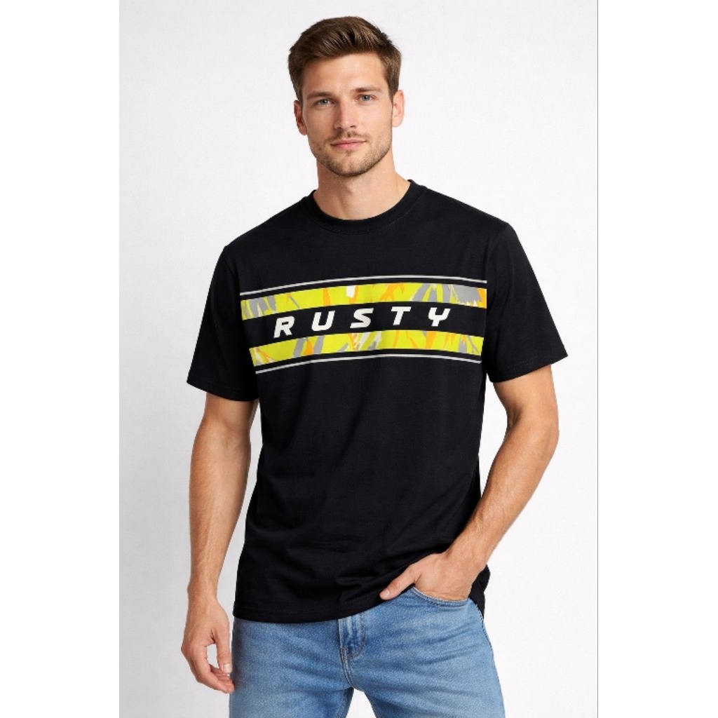 Kaos Surfing Rusty Original | Bahan Adem | Nyaman Dipakai Harian