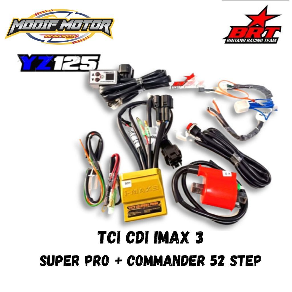 BRT TCI CDI IMAX 3 Super Pro + Commander 52 Step Yamaha YZ 125 DC
