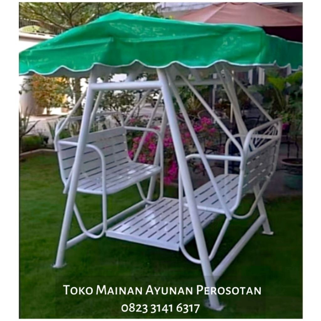 Ayunan Atap - Ayunan Kanopi - Ayunan Tenda - Ayunan Bulat - Ayunan Besi Outdoor - Ayunan Taman - Ayu