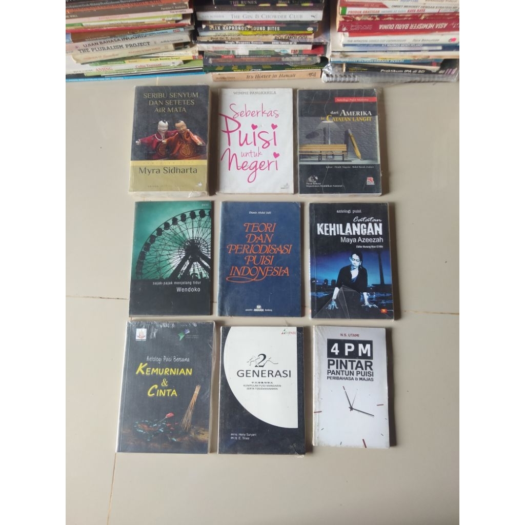 Buku Sastra-Antologi Puisi, SERIBU SENYUM SETETES AIR MATA, Seberkas PUISI 'u NEGERI, Dari AMERIKA K