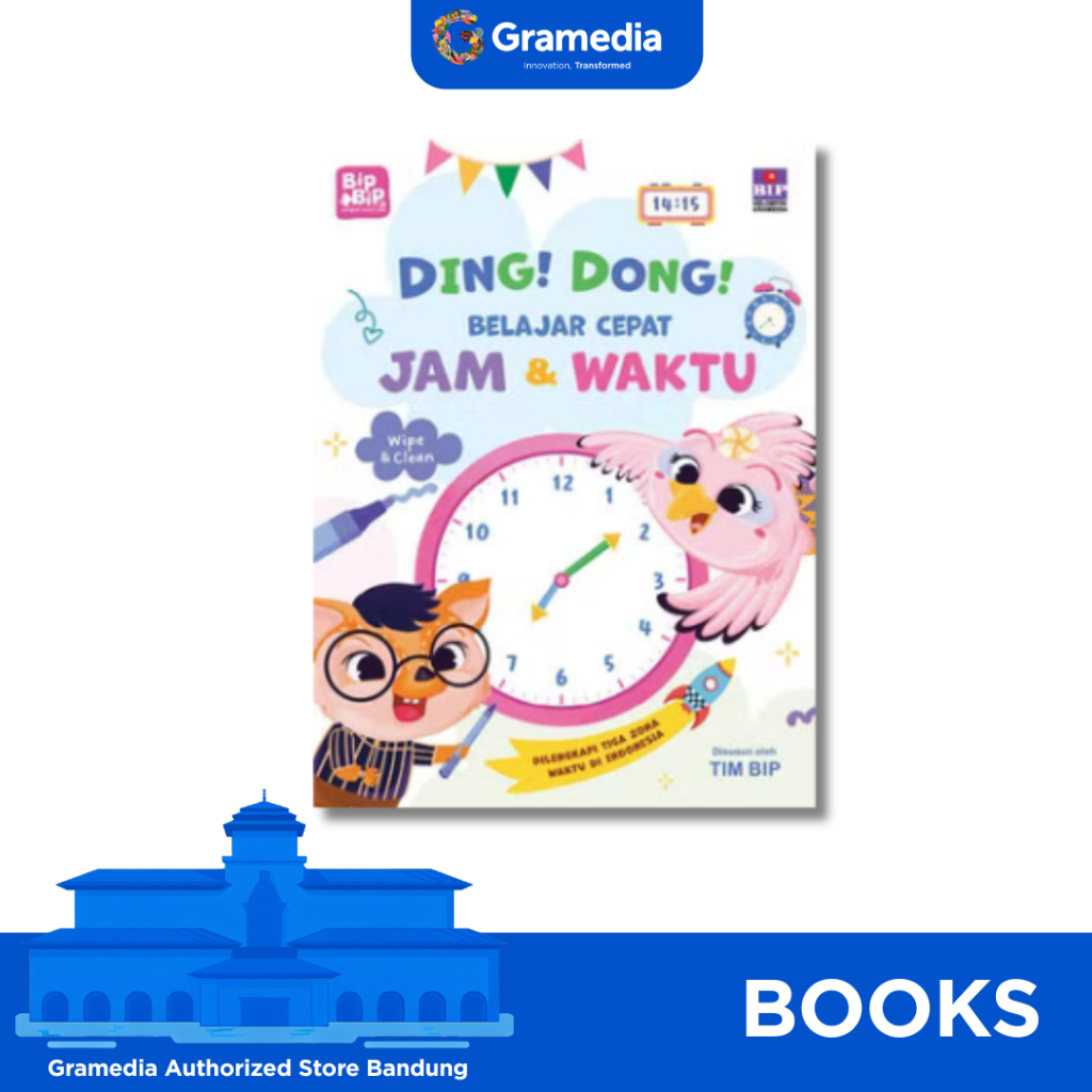 Gramedia Bandung - Ding Dong Belajar Cepat Jam dan Waktu