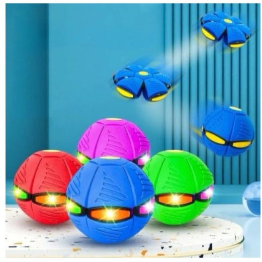 Mainan Bola UFO LED / Mainan Bola Lempar Anak anak