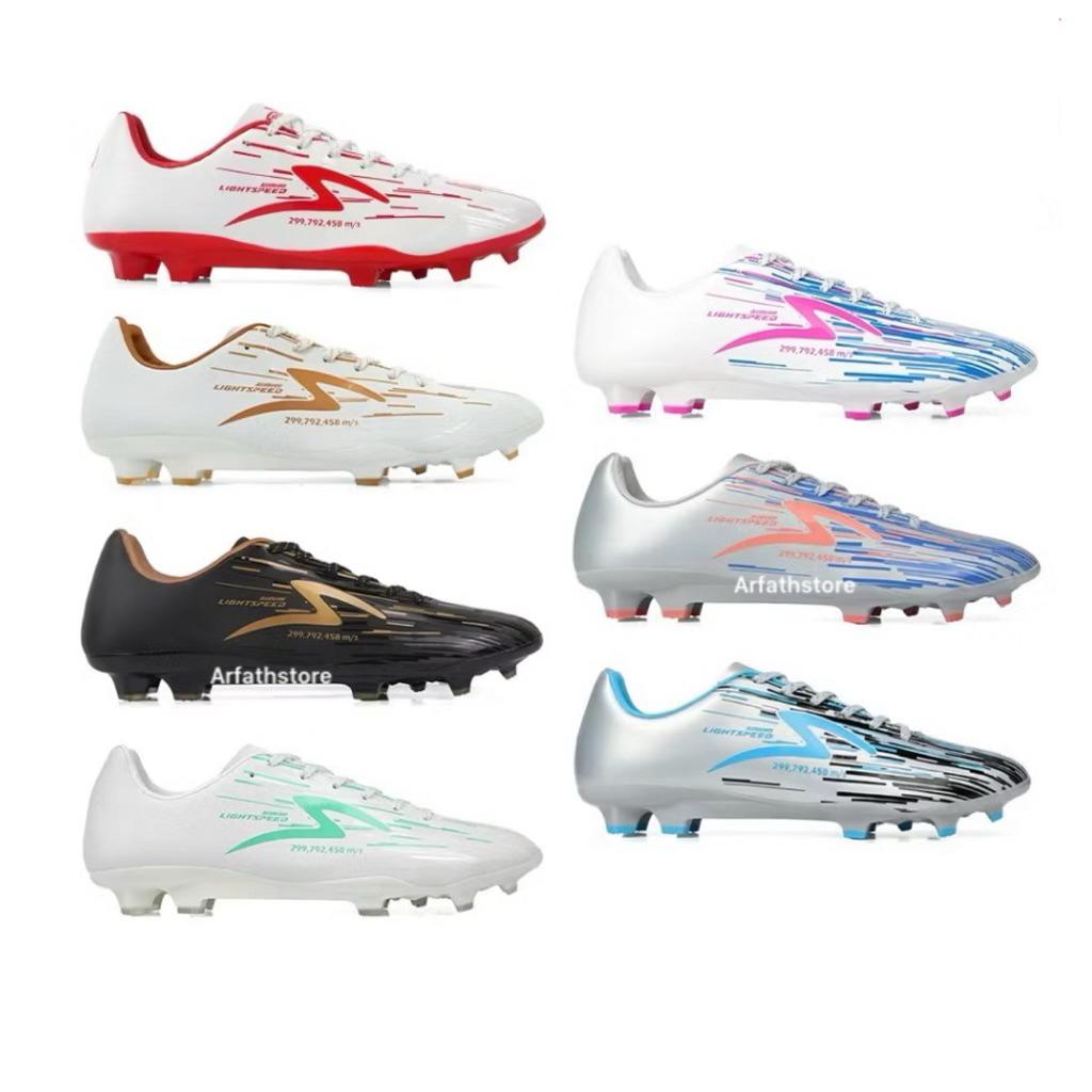 SEPATU SEPAKBOLA SPECS LIGHTSPEED REBORN FG - LIGHTSPEED 20 FG 100% ORIGINAL