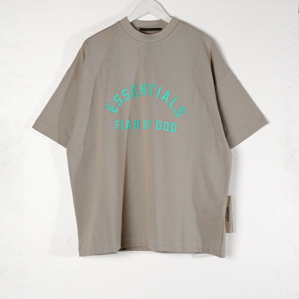 Kaos ESSEN FEAR OF GOD EXCLUSIVE JET SEAL TAUPE TSHIRT 100% ORIGINAL