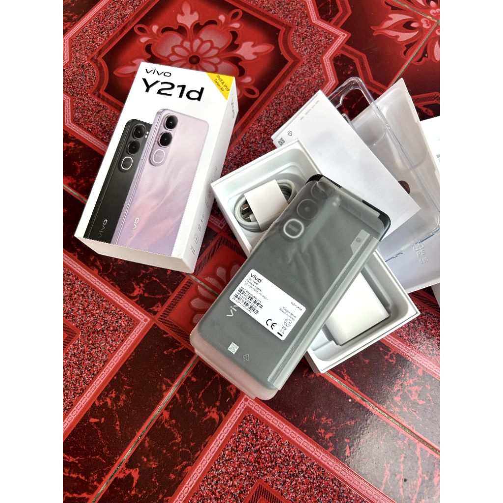 VIVO Y21D 6/128 open boxx LIKE NEW ACC FRESS