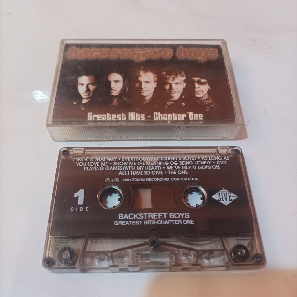 Original Kaset Pita Tape Backstreet Boys Album Greatest Hits Chapter One