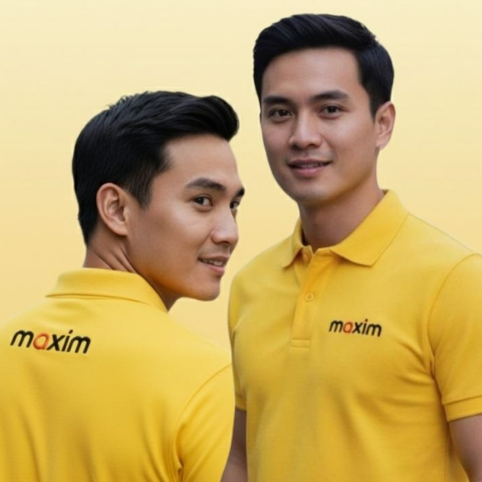 Baju kaos polo shirt Tshirt kaos kerah pengemudi MAXIM db obral murah pria wanita