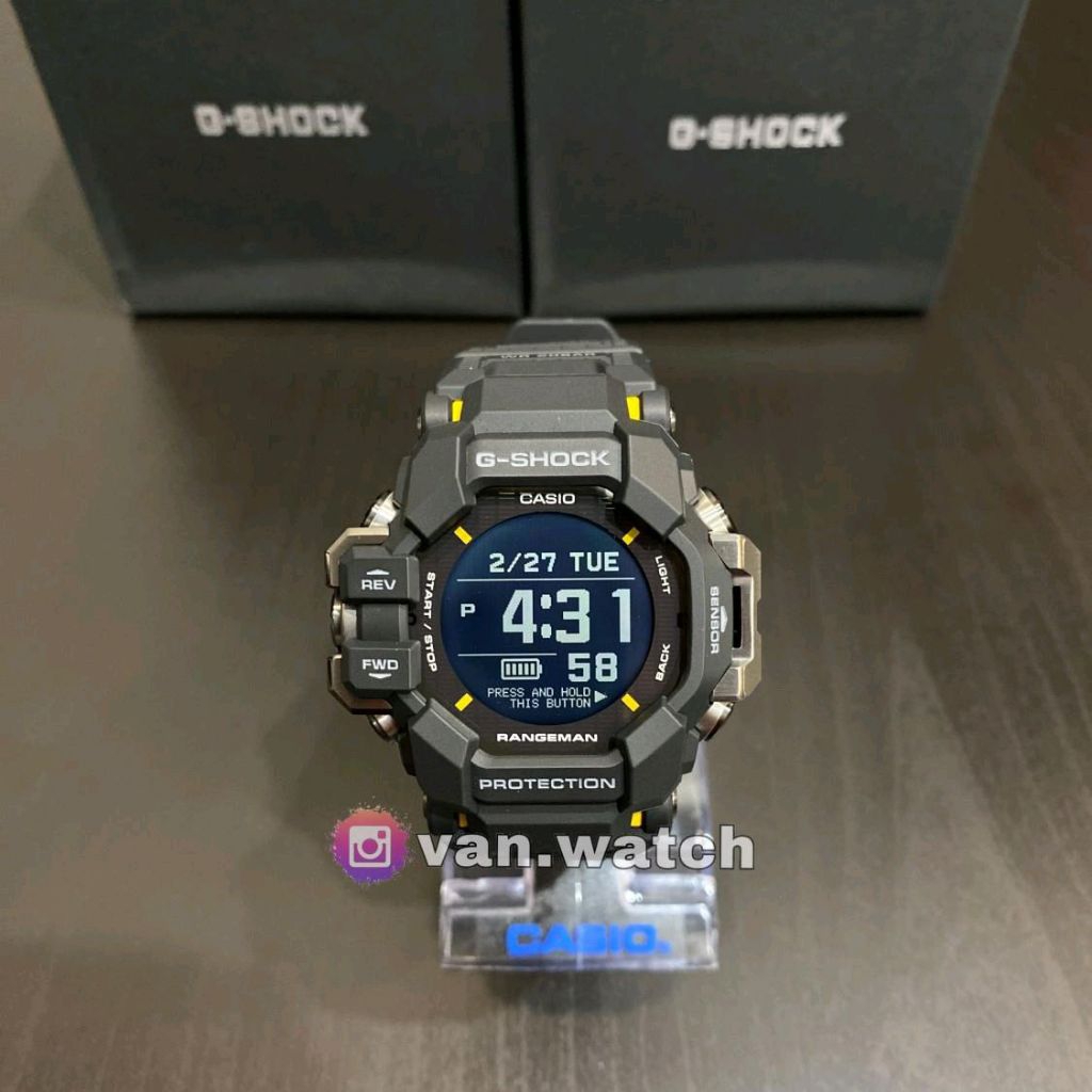Casio Gshock Smartwatch GPR H1000 / GPR-H1000-1 Rangeman Original