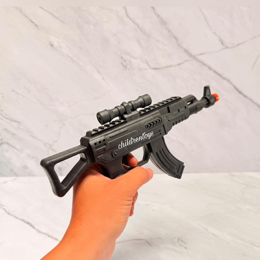 Mainan Pistol Anak Bunyi Kretek tanpa Baterai /Tembak Bunyi Tanpa Baterai (IA)