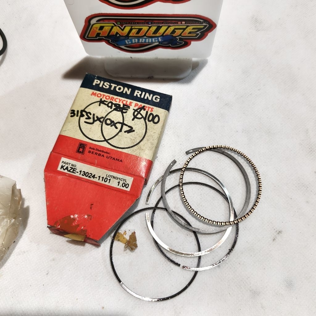 Ring piston seher os oversize 100 Kawasaki Kaze r