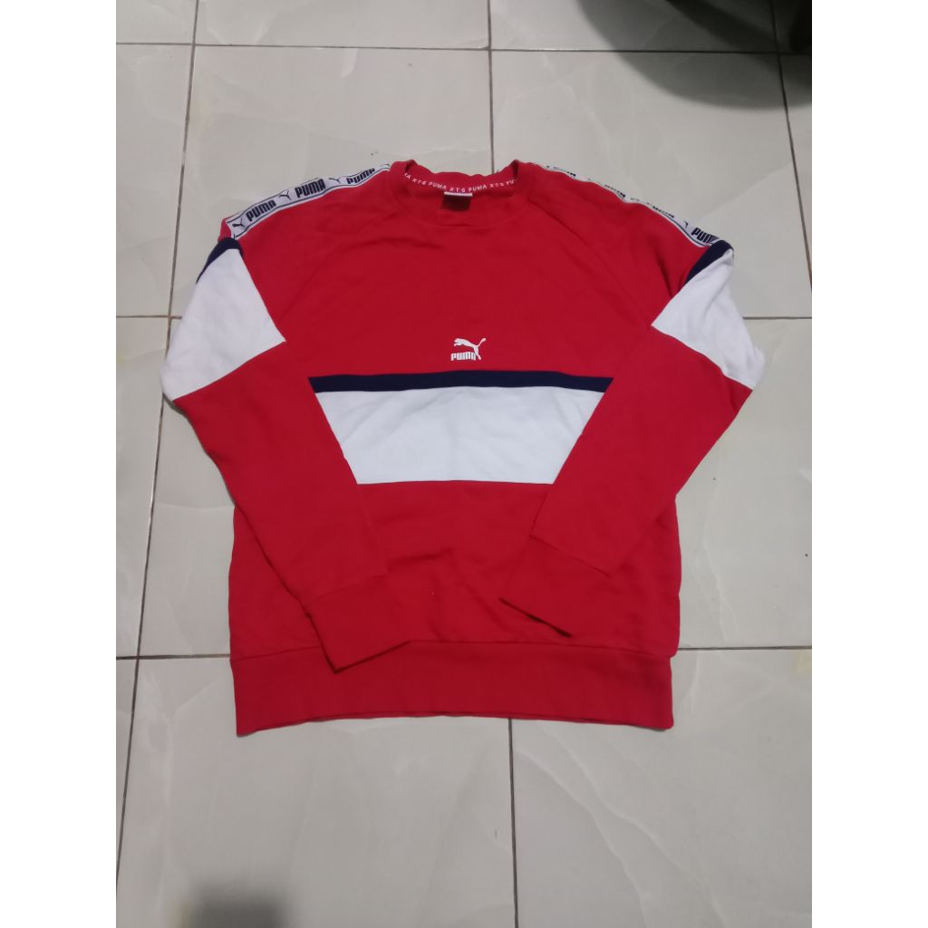 crewneck Puma Taped