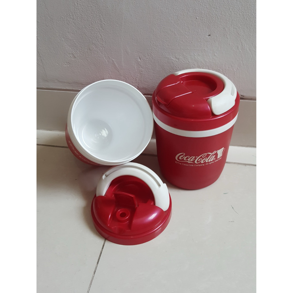 THERMOS EMBER COCA COLA ICE BUCKET STORAGE COOL COOLER BOX COKE NO BOX KOTAK ES TRAVEL PORTABLE PENY