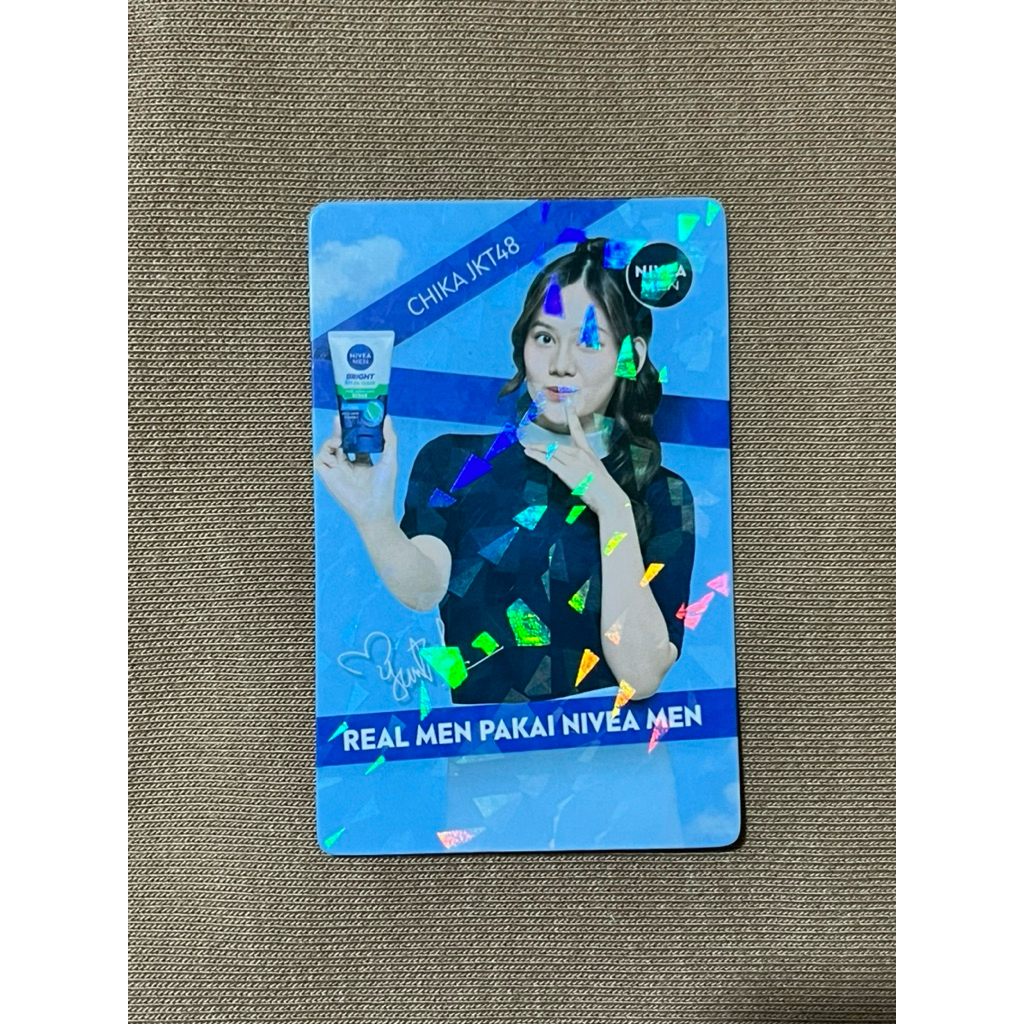 Photocard Chika JKT48 Official Nivea Men