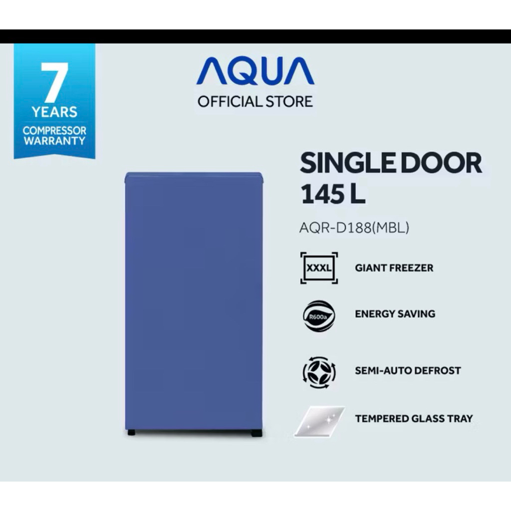 Kulkas 1 Pintu merek Aqua