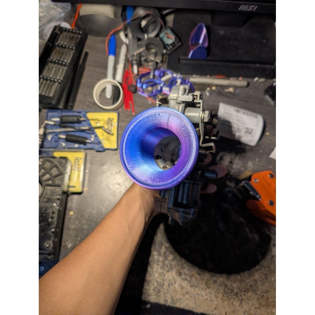 Velocity stack karbu tiger trompet panjang pd26