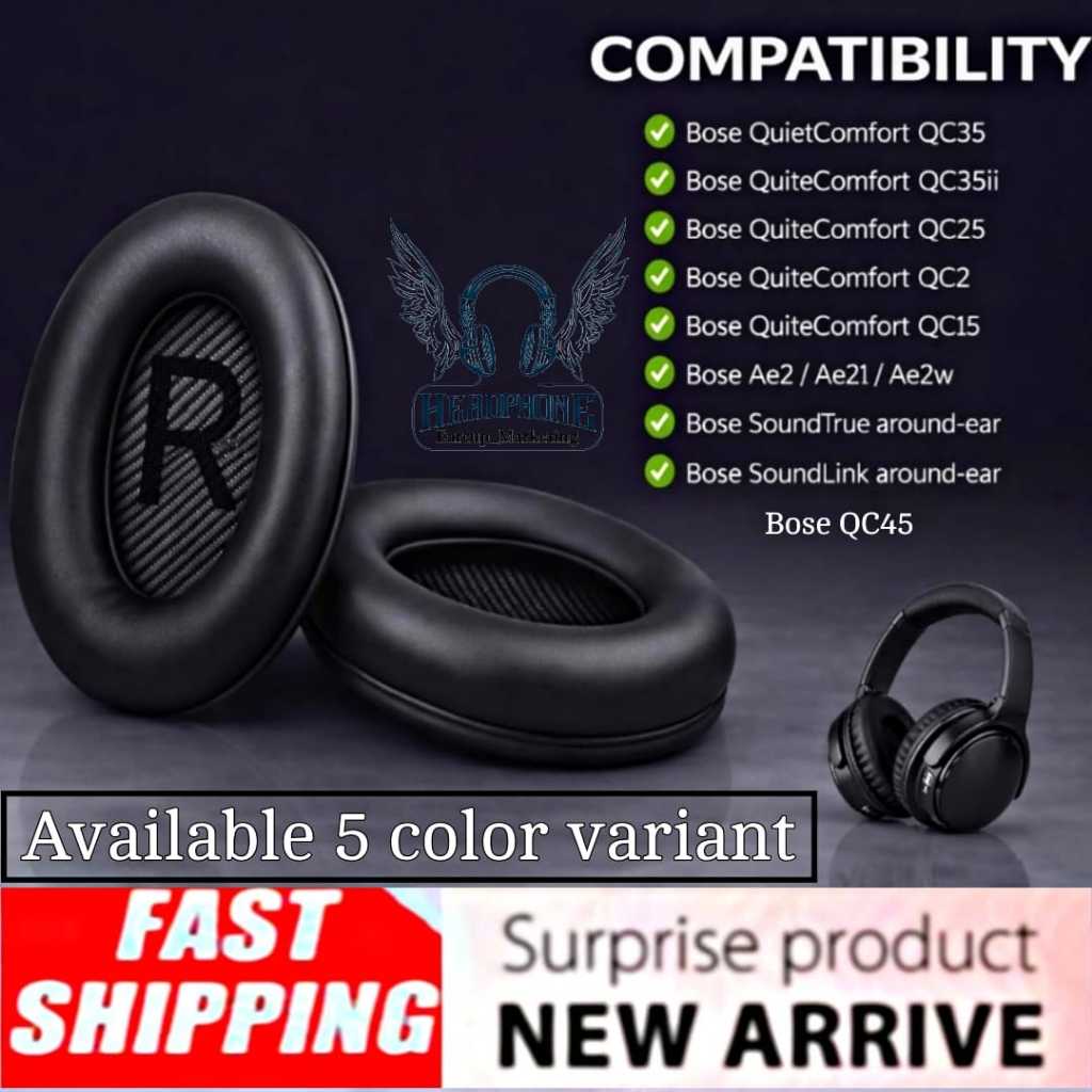 Bantalan Busa Earcup Earpad Headphones Foam Bose QC35 ii - Bose QuietComfort 35 ii
