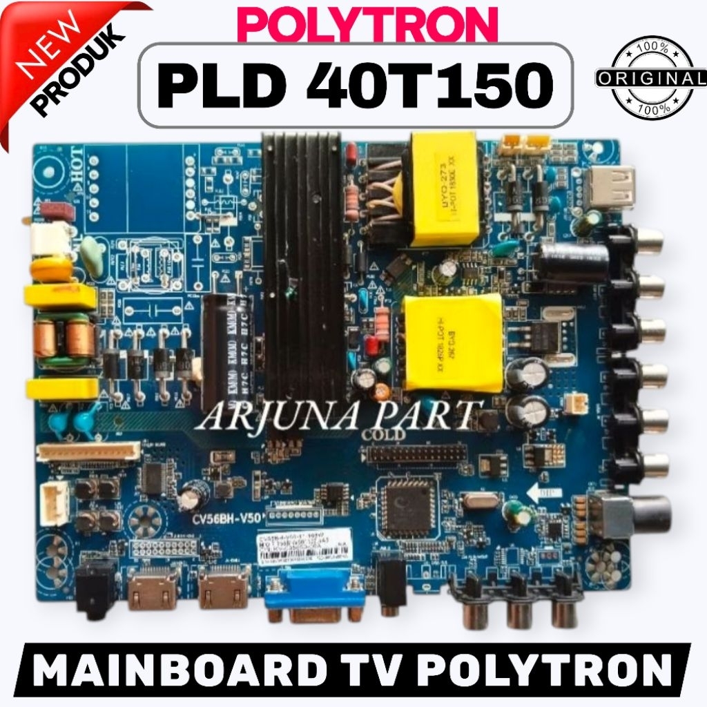 MB TV POLYTRON PLD40T150 / MAINBOARD TV POLYTRON PLD40T150 / MESIN TV POLYTRON PLD40T150 / MODUL TV 