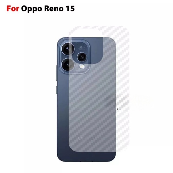 Garskin Anti Gores Belakang Oppo Reno 15 / Reno 15F | Skin Carbon Oppo Reno15 Series | Garskin Oppo 