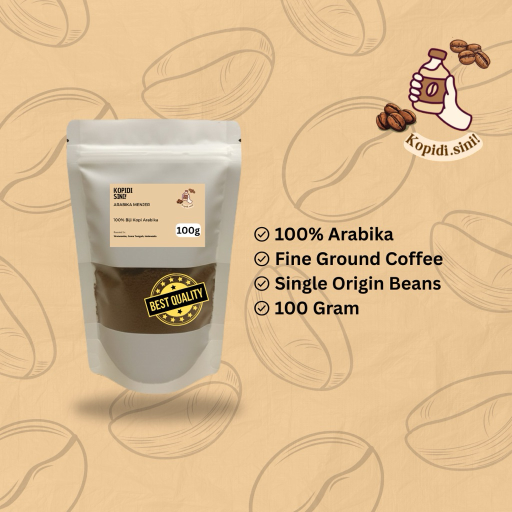It’s Coffee Time - Kopi Bubuk Arabika Telaga Menjer Grade 1