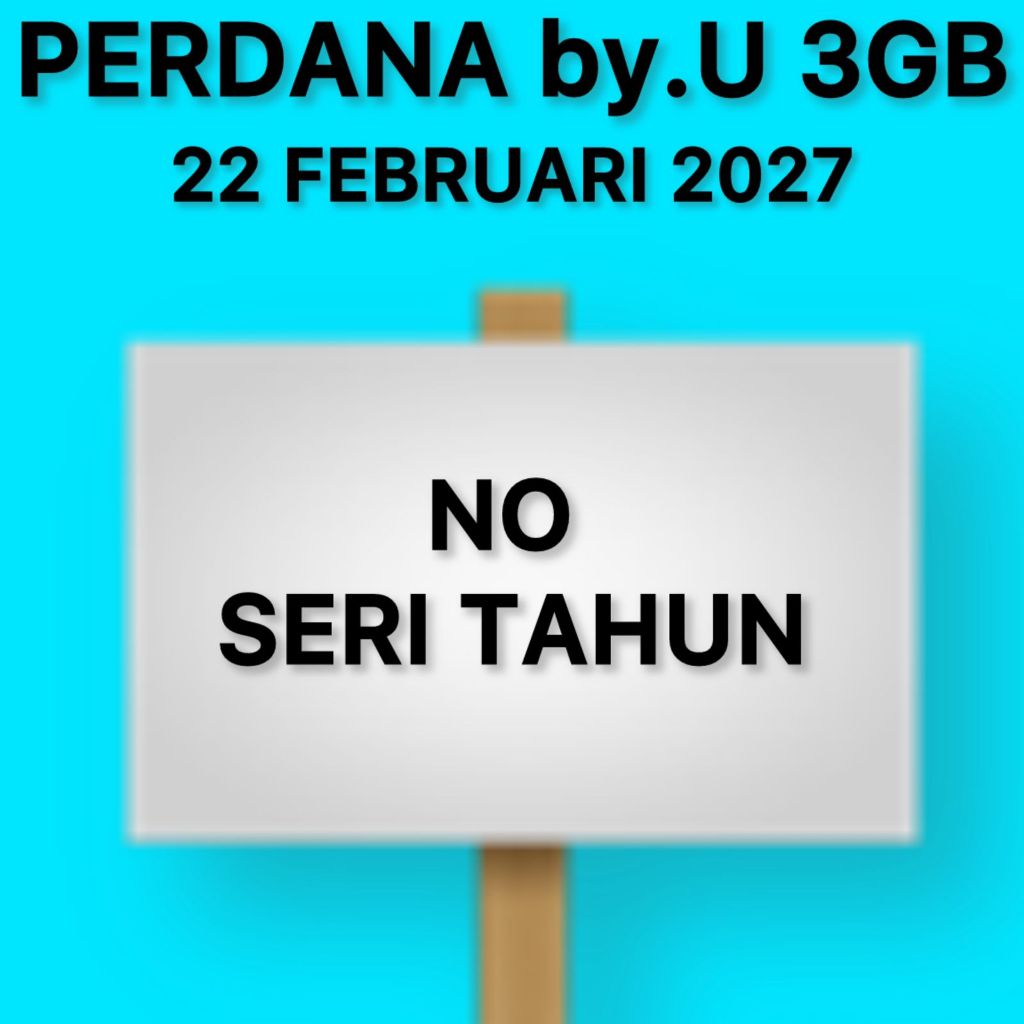 Perdana Telkomsel by.U 3GB SERI TAHUN