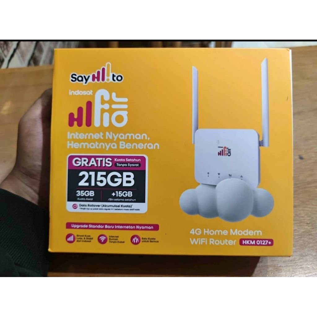 MODEM HIFI AIR INDOSAT 4G 215GB